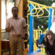 Right, Manny Jacinto and William Jackson Harper; left, Meredith MacNeill and Jennifer Whalen
